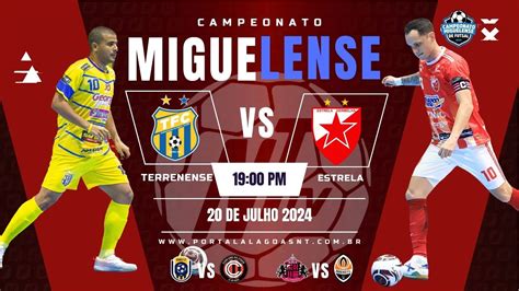 Terrenense X Estrela Vermelha Rodada Campeonato Miguelense De