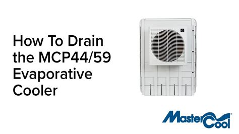 Mastercool Swamp Coolers Parts List