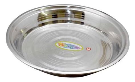 Silver Round Stainless Steel Patti Parat At Best Price In Jodhpur