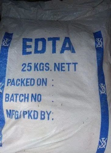 INDIAN Edta Disodium Salt Grade Aquaculture Purity Technical At