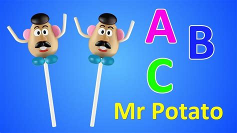 Abc Song For Kids Mr Potato Head Toy Story Mr Potato Head Cake Pops