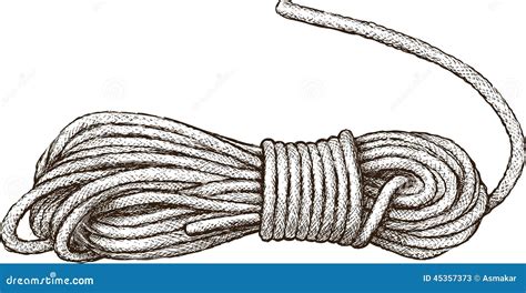 Rope Hank Cartoon Vector | CartoonDealer.com #45357373