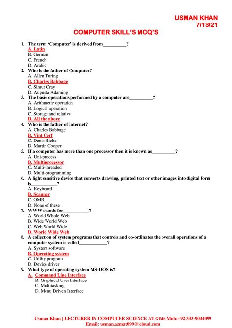 SOLUTION Complete Computer Skill Mcqs Pdf Studypool 58 OFF