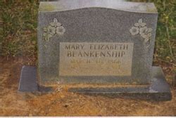 Mary Elizabeth Blankenship Blankenship M Morial Find A Grave