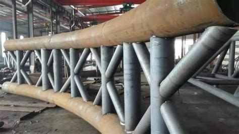 Large Span Steel Pipe Trusses Structure Well Screen And Casing Steel