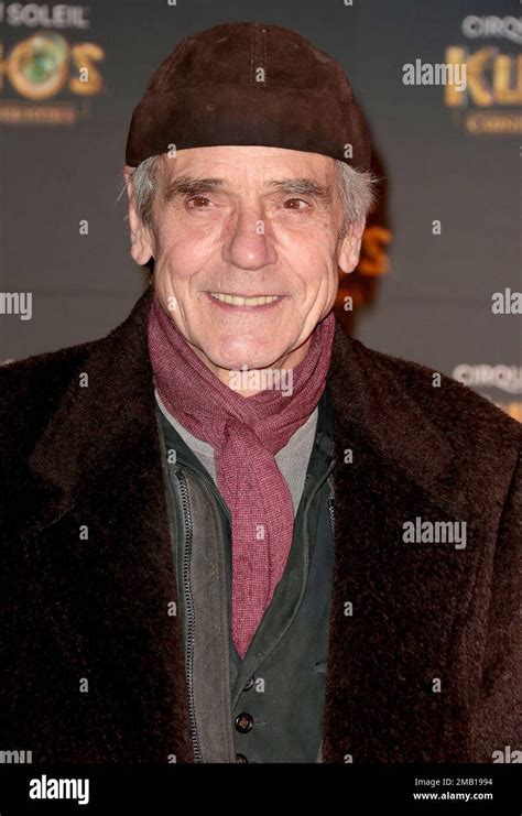 Jan 18 2023 London England Uk Jeremy Irons Attending Cirque Du