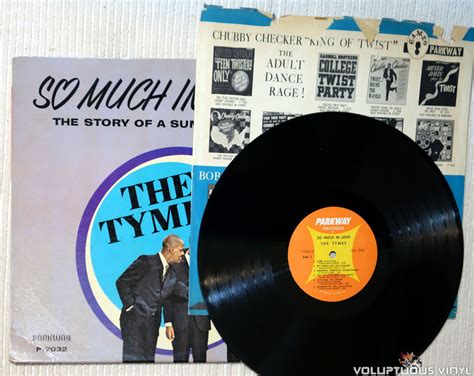 The Tymes ‎– So Much In Love (1963) MONO Vinyl – Voluptuous Vinyl Records