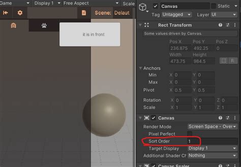 Layering Z Ordering Between Ugui And Ui Toolkit Unity Engine Unity