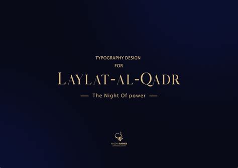 Laylat-Al-Qadr | Typography :: Behance