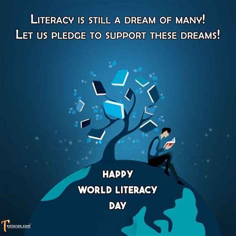 World Literacy Day Quotes In English Messages Slogan Theme Poster