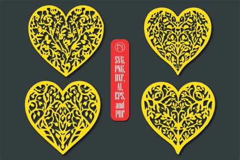 Valentines Day Heart Svg Bundle Graphic By Ngised · Creative Fabrica