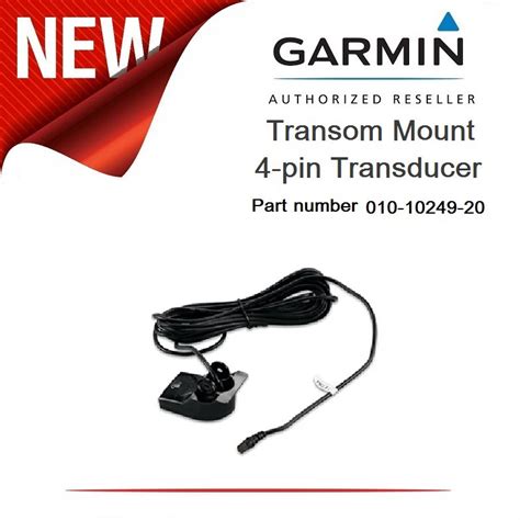 Garmin Transom Mount Transducer Dual Beam Pin Connector