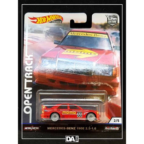 HOT WHEELS Open Track Mercedes Benz 190E 2 5 1 6 MOMO Racing With Protector Shopee Malaysia