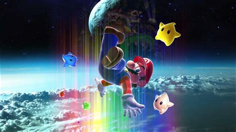 Super Mario Galaxy Flying Mario Nightcore Youtube