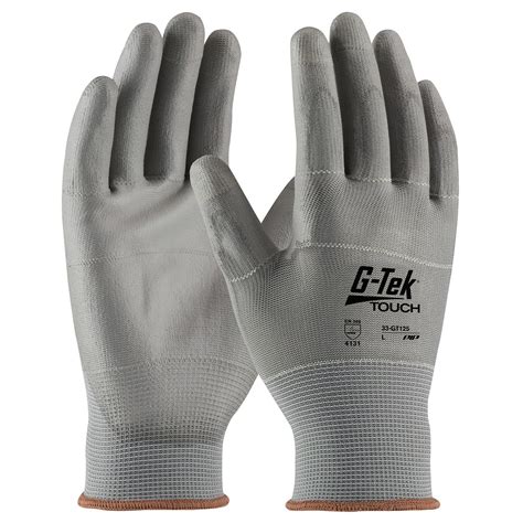 Pip 33 Gt125 G Tek Touch Seamless Knit Polyester Gloves Polyurethane