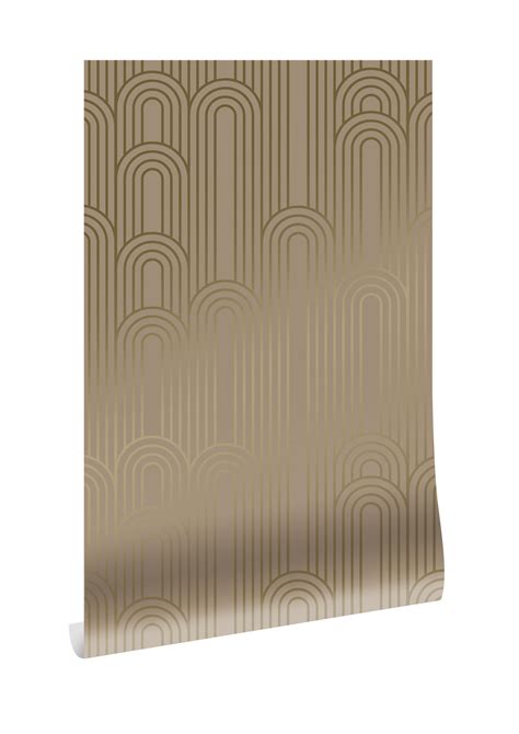 Golden Lines Wallpaper Nude Gold 2 Trake Sorum Design