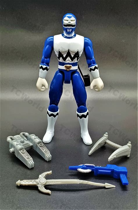 Power Rangers Lost Galaxy Talking Galaxy Blue Ranger Complete EBay