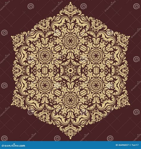 Orient Seamless Pattern Abstract Background Stock Illustration