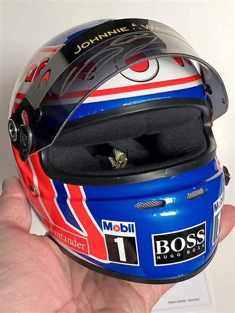 » Jenson Button signed 1:2 scale helmet