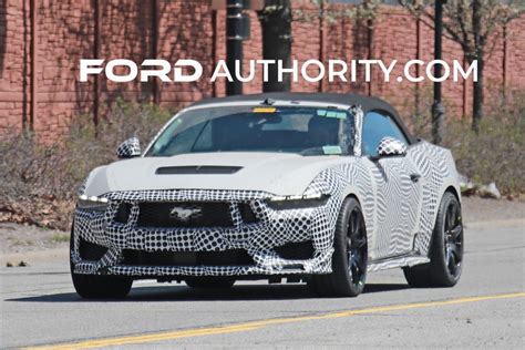 S650 Mustang Shelby Gt500 Convertible Mule Spied Photos