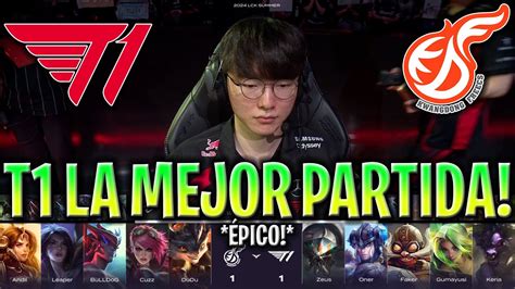 Faker En La Mejor Partida Con T Locura T Vs Kdf Game Resumen