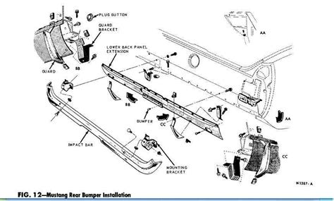 1966 Mustang Body Parts Diagram