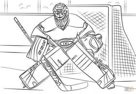 How To Draw A Goalie In Hockey Drawing Word Searches