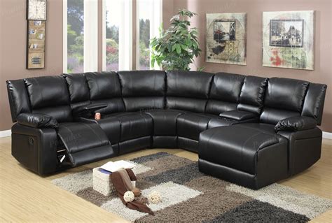 Leather Sectional Sofa Bed Recliner Hawk Haven