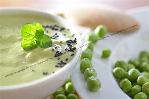 Crema Di Piselli Con Sesamo Nero Menta Glaciale Ricette Elisabetta