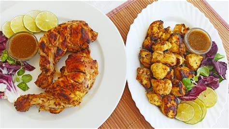 Grilled Chicken Tikka And Malai Boti With Green Chutney Recipe Cook With Ani Youtube