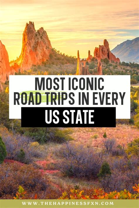 Most Iconic Road Trips In Every State The Happiness Function Road