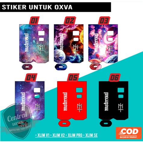 Jual Sticker Garskin Skin Oxva Xlim Pro Xlim Se Boy Edition Bisa