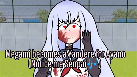 Notice Me Senpai But Megami Becomes A Yandere For Ayano 🔪💕 Yandere Simulator 🔪💌 Plus Art 🎨