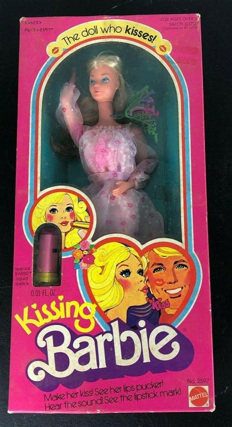 Rare Vintage 1978 Mattel Kissing Barbie Doll Original In Box 3021781008