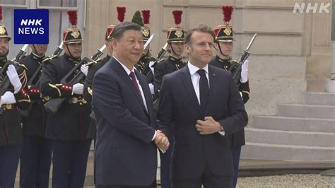 中国 習近平国家主席 仏マクロン大統領とeu委員長が会談 ウクライナ情勢など意見交換 Nhk 中国