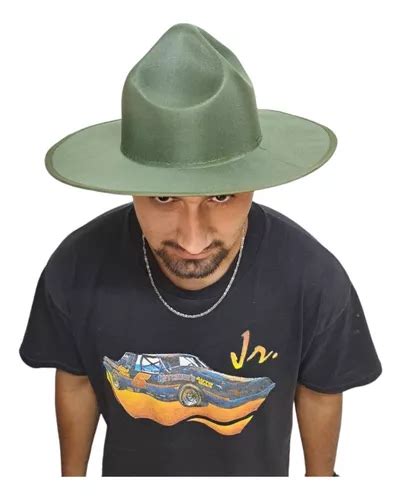 Sombrero Cuatro Pedradas Ni O Y Adulto Color Verde Olivo Adulto