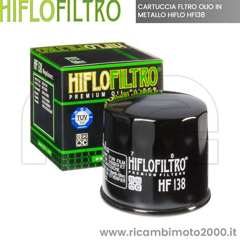 Filtri Olio FILTRO OLIO HIFLO HF138