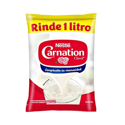 Alimento en polvo para preparar bebida a base de leche carnation Nestlé