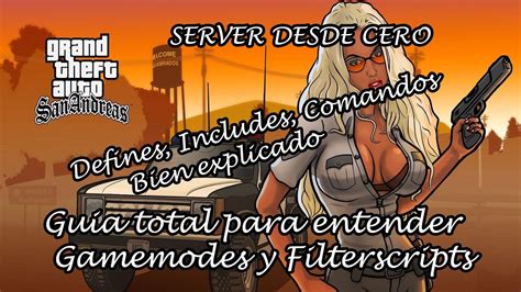 FILTERSCRIPTS INCLUDES DEFINE EN PAWNO SERVER GTA DESDE CERO SERVER