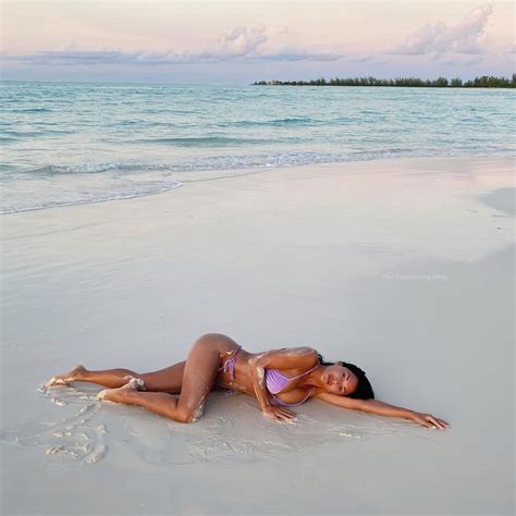 Nicole Scherzinger Looks Hot In A Purple Bikini Photos TheFappening