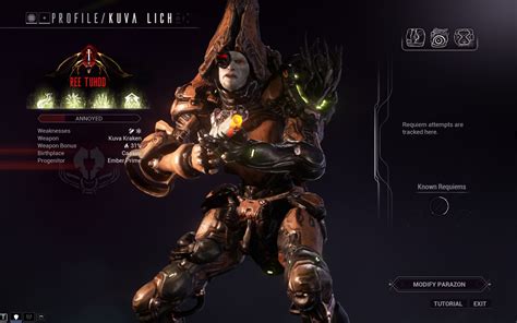 Kuva Lich Name Repository - Page 3 - General Discussion - Warframe Forums