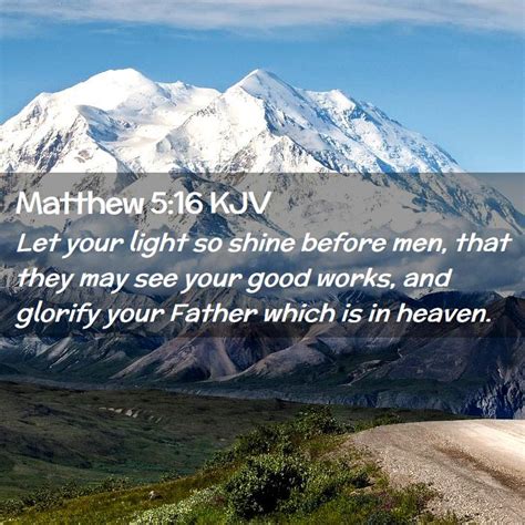 Matthew 5 16 KJV Bible Verse Images