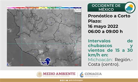 Conagua Clima On Twitter Intervalos De Chubascos Y Vientos De A