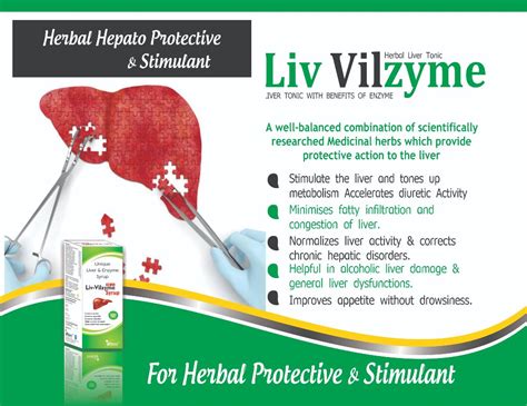 Liv Vilzyme Unique Liver And Enzyme Syrup Packing Size Ml