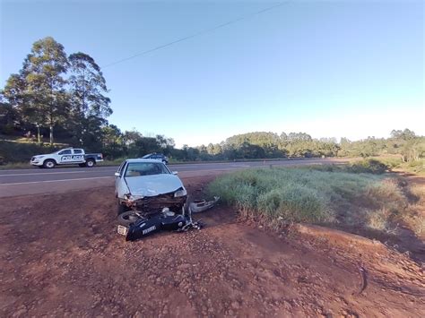 Motociclista Herido En Un Choque Sobre Ruta 14