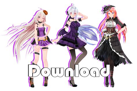 Halloween T Tda Halloween Pack Mmd Dl By Meennie46 On Deviantart