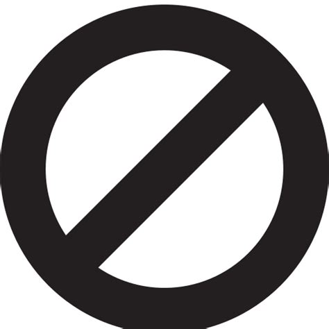 Ban icon - Free download on Iconfinder