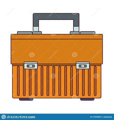 Equipo De La Caja De Herramientas Aislado Ilustraci N Del Vector