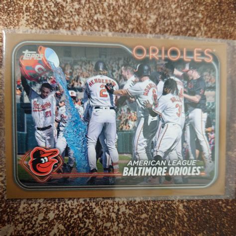 2024枚限定 MLB 2024 Topps BALTIMORE ORIOLES series1 ボルティモア オリオールズ Topps