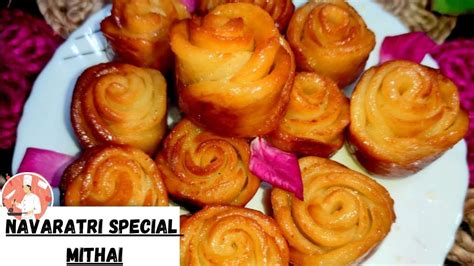 Navratri Special Sweets Recipe Rose Flower Sweets Gulab Pitha Recipe